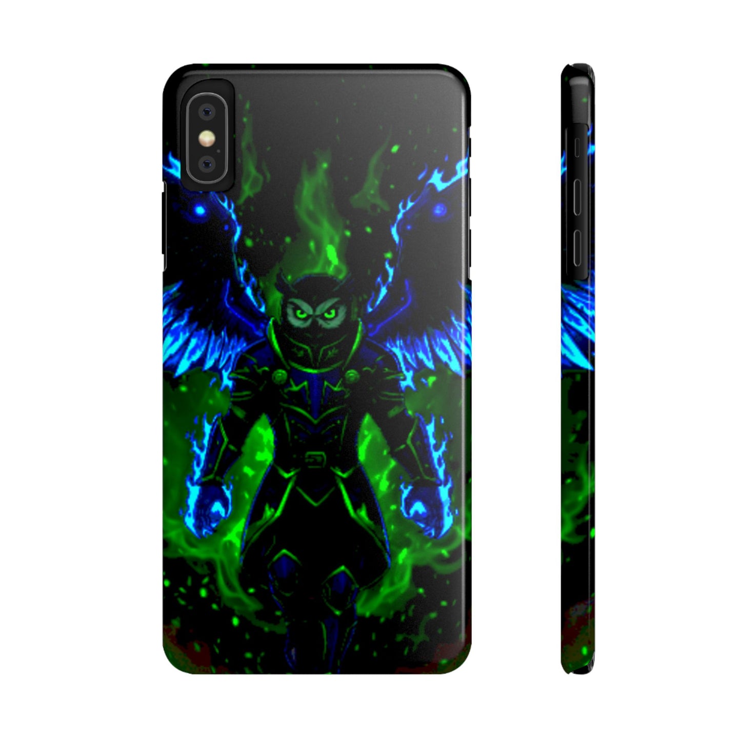 Halloween Agent Quacks Series Slim Phone Cases - Fiery General Onyx Design