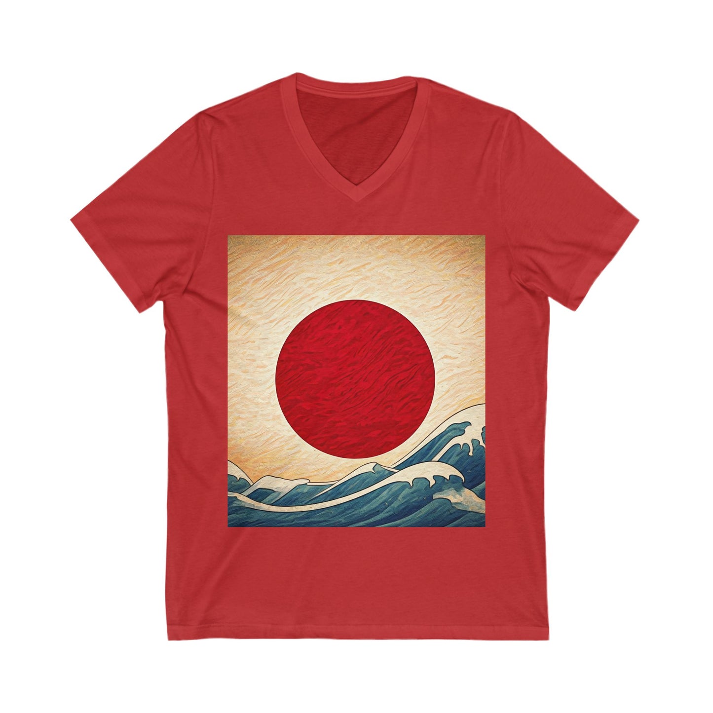 Japanese Wave Graphic Tee, Unisex Casual Shirt, Summer Fashion, Beachwear, Vacation Outfit, Gift for Travelers, Graphic T-Shirt