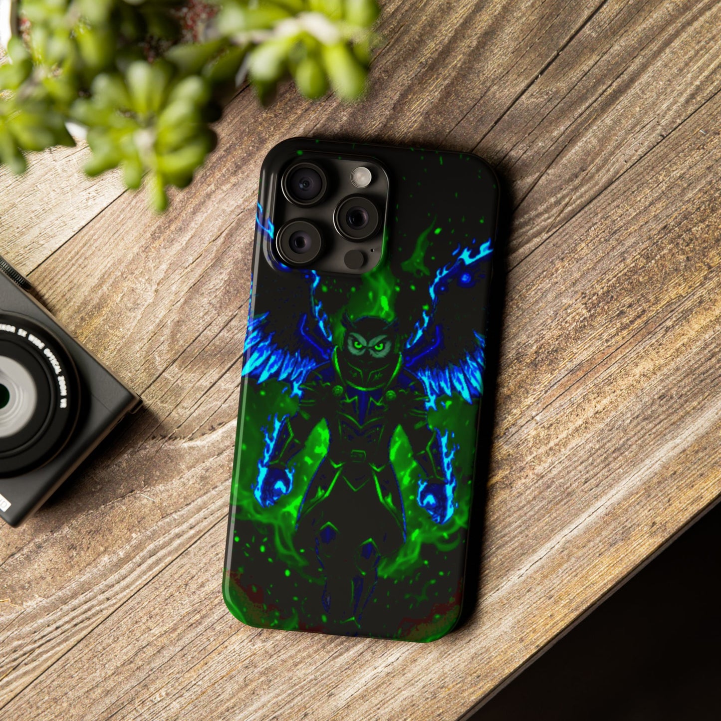 Halloween Agent Quacks Series Slim Phone Cases - Fiery General Onyx Design