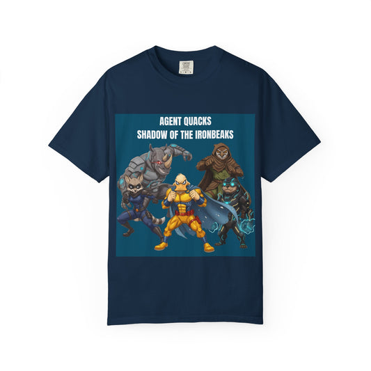 Agent Quacks – Shadow of the Iron Beaks | Unisex Garment-Dyed T-Shirt