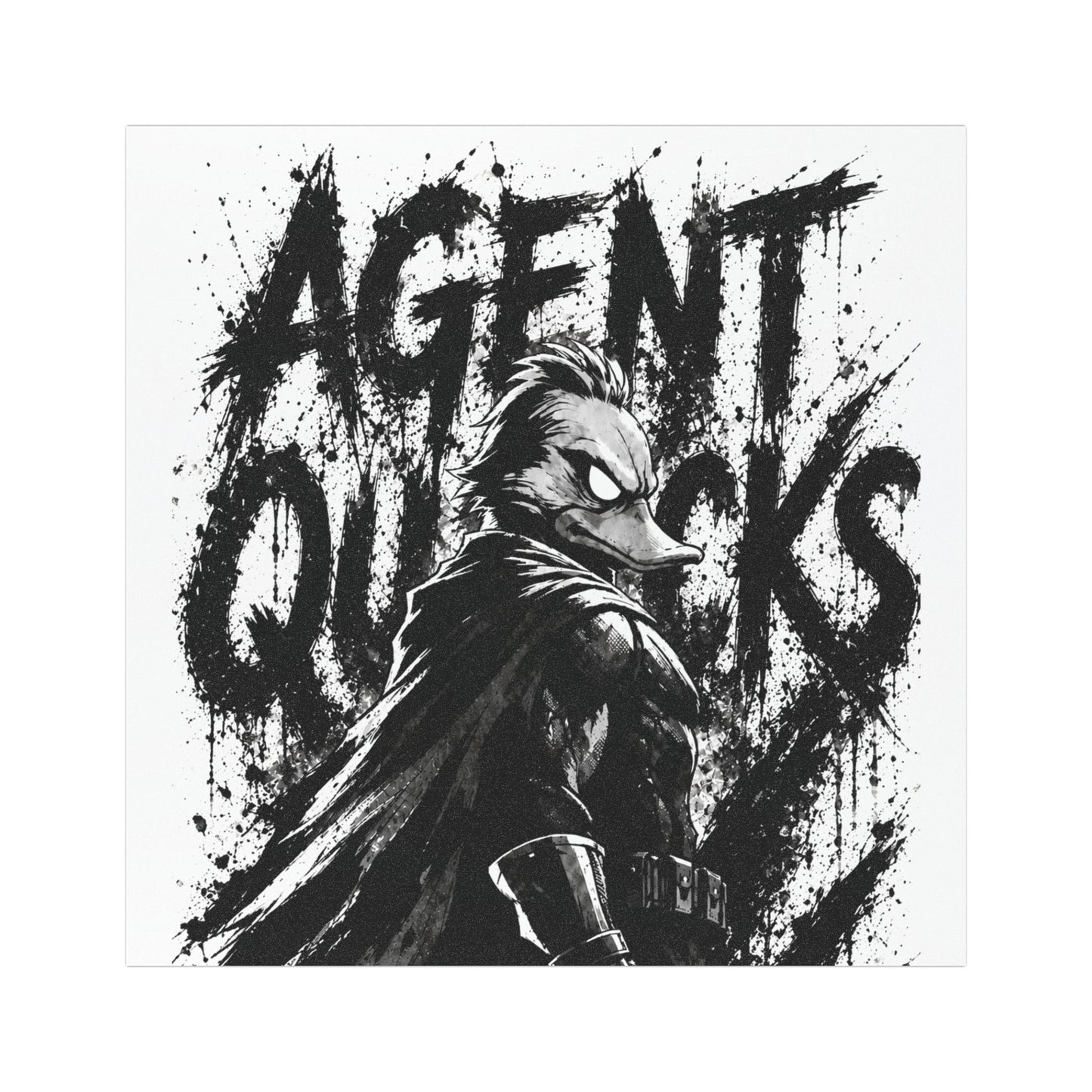 Agent Quacks Shadow Ink Car Magnet