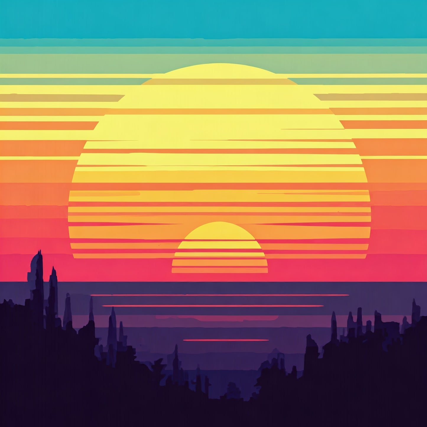 Sunset Painting