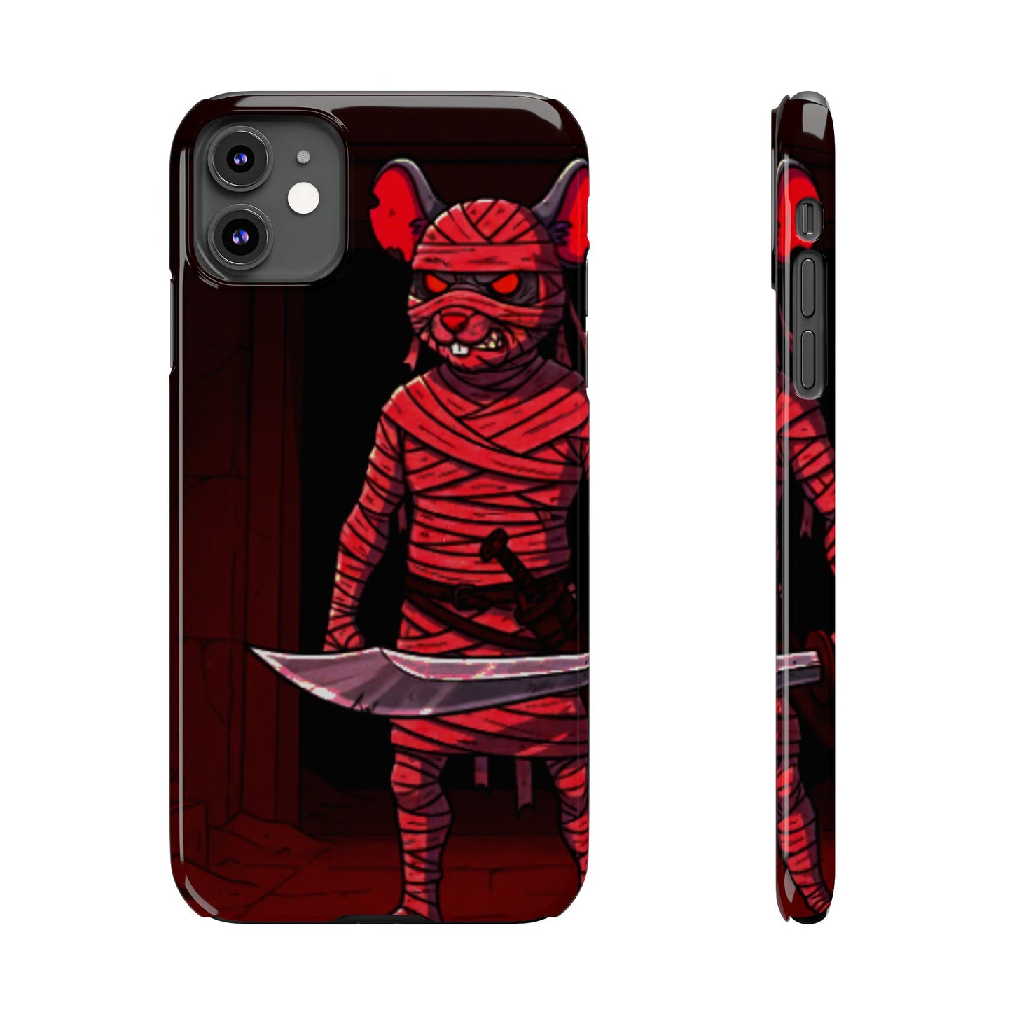 Halloween Agent Quacks Series Slim Phone Cases - Mummy Dr Murn Design