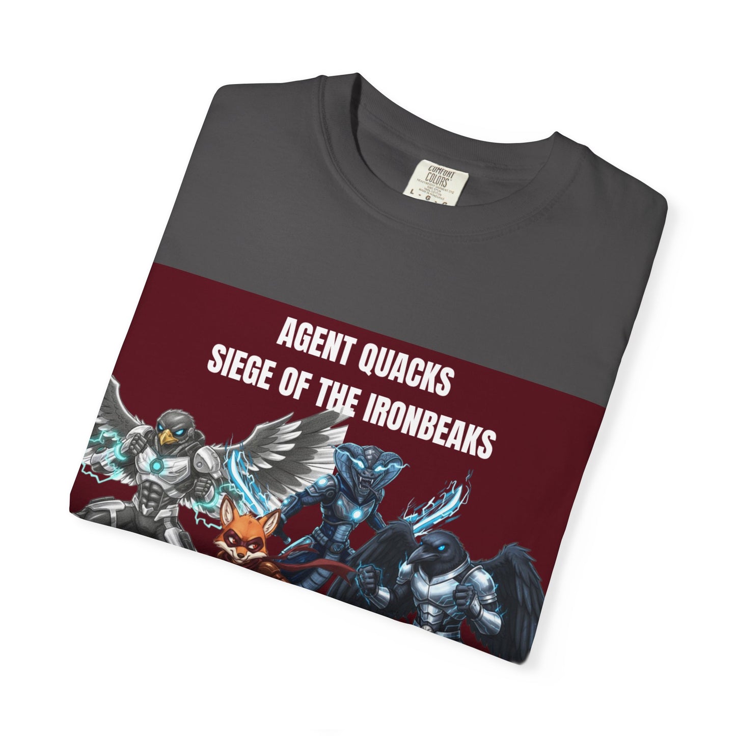 Agent Quacks – Siege of the Iron Beaks | Unisex Garment-Dyed T-Shirt