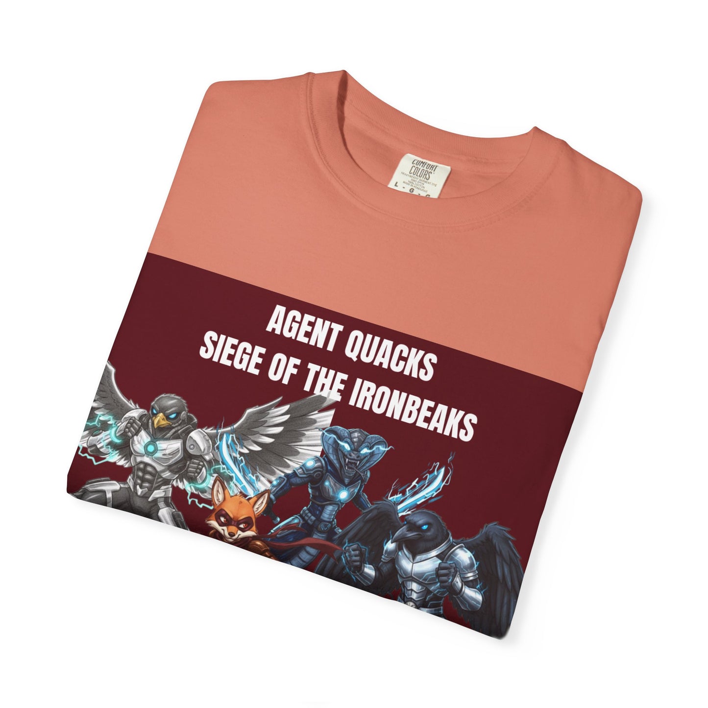 Agent Quacks – Siege of the Iron Beaks | Unisex Garment-Dyed T-Shirt