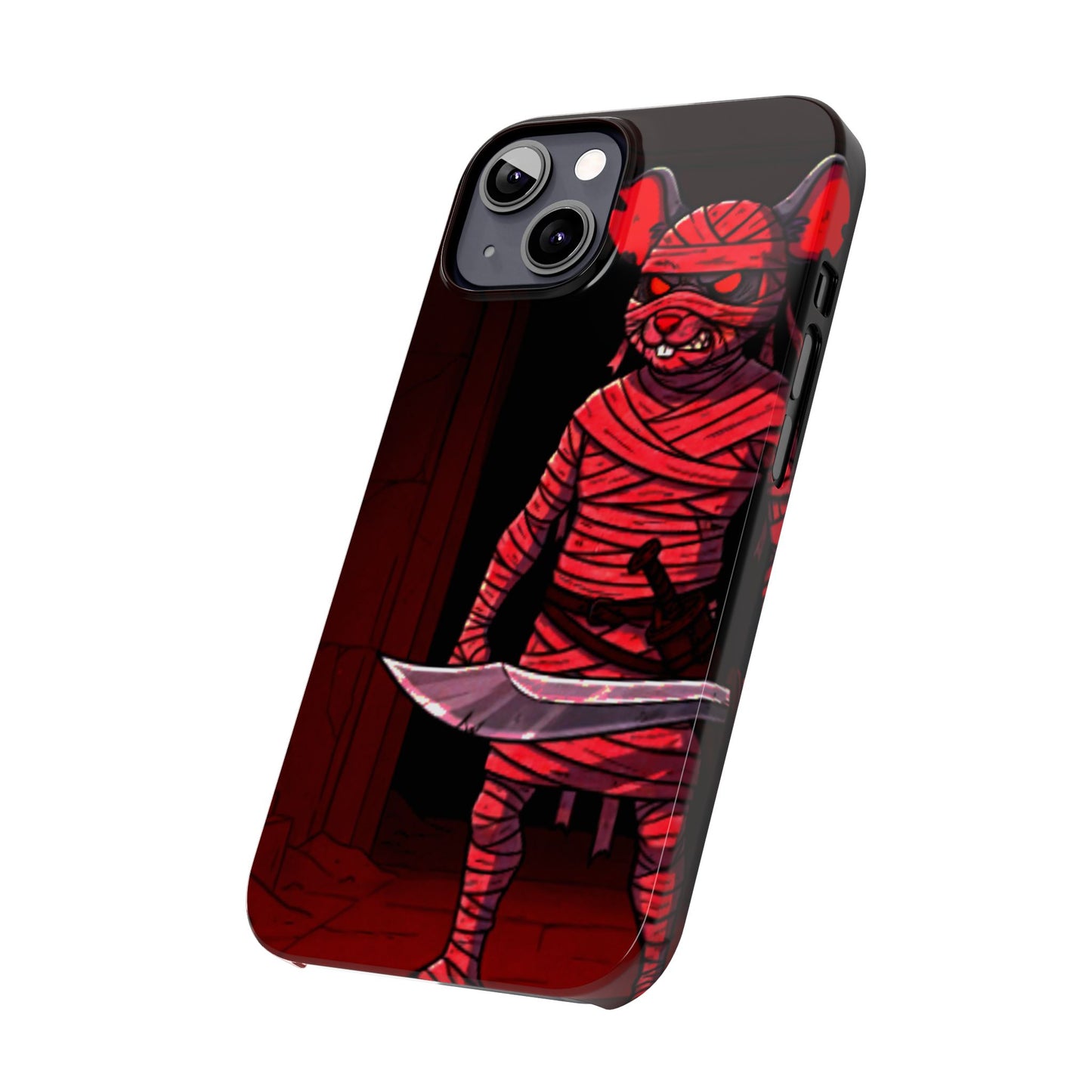 Halloween Agent Quacks Series Slim Phone Cases - Mummy Dr Murn Design