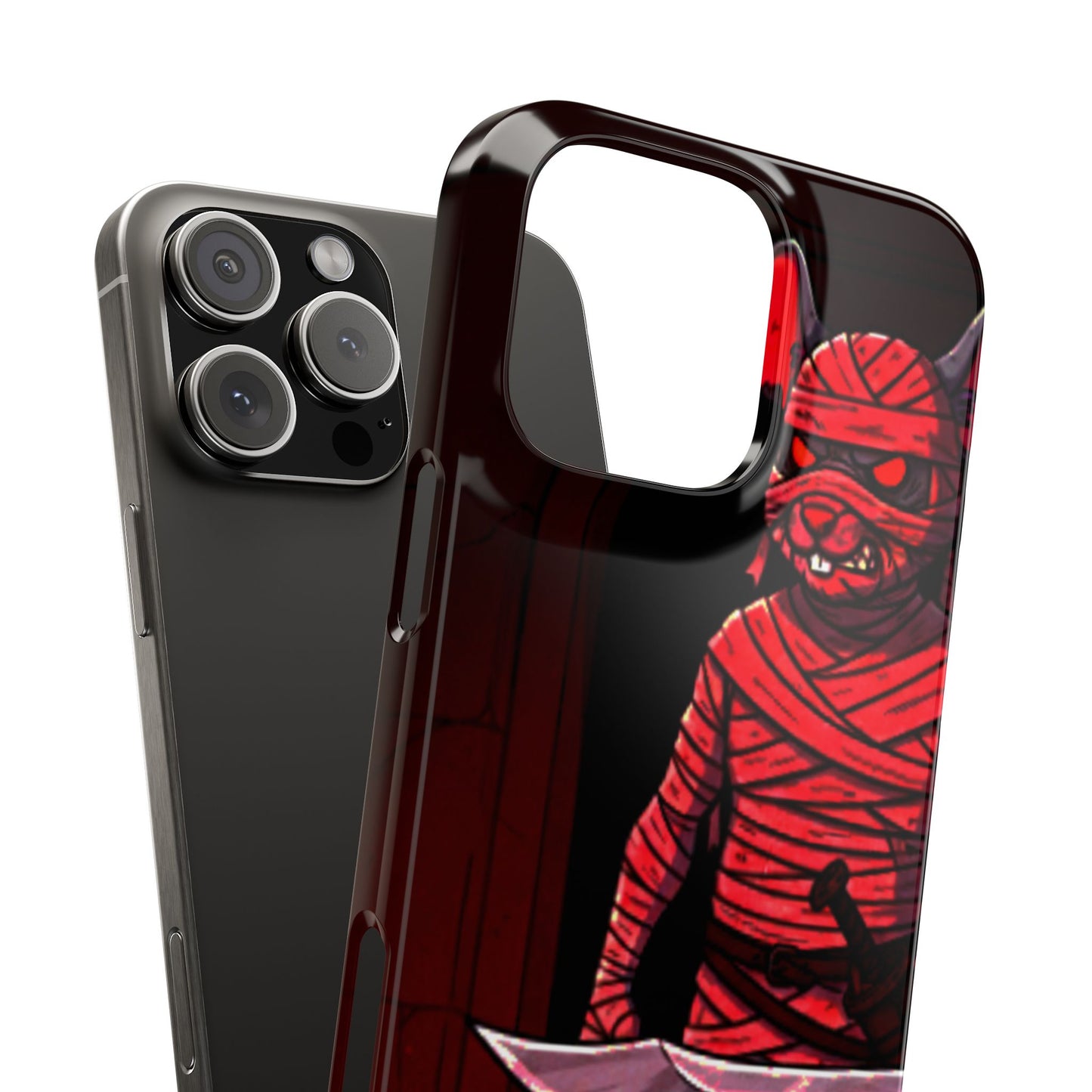 Halloween Agent Quacks Series Slim Phone Cases - Mummy Dr Murn Design