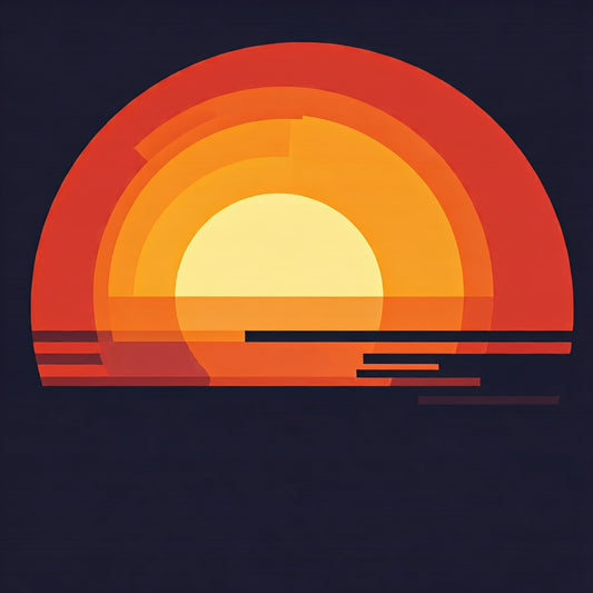 Sunset Abstract Artwork