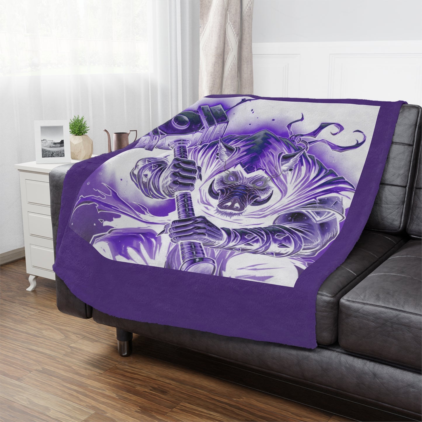 Agent Quacks Series Minky Blanket - Bloodtusk Design