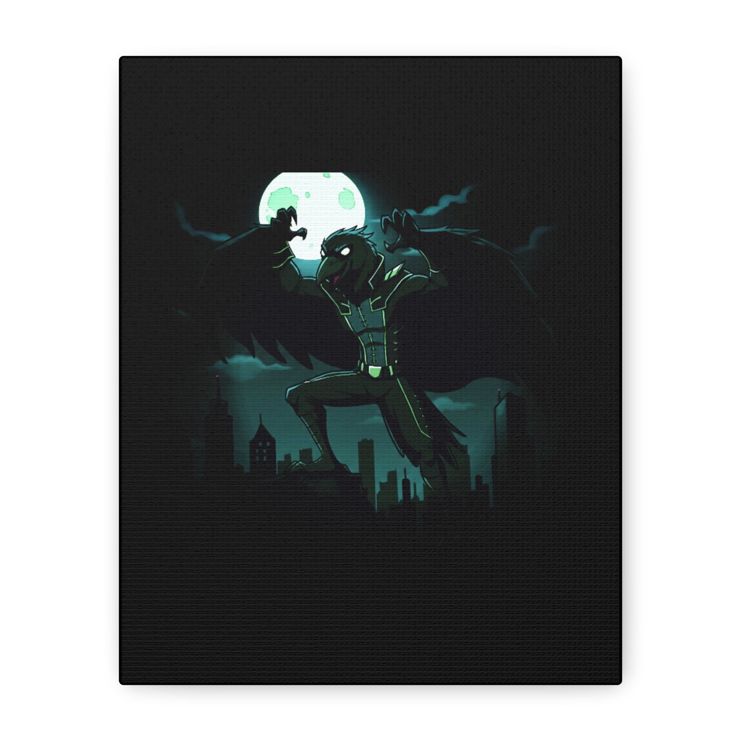 Agent Quacks Series Matte Canvas, Stretched, 1.25" - Nightclaw Design