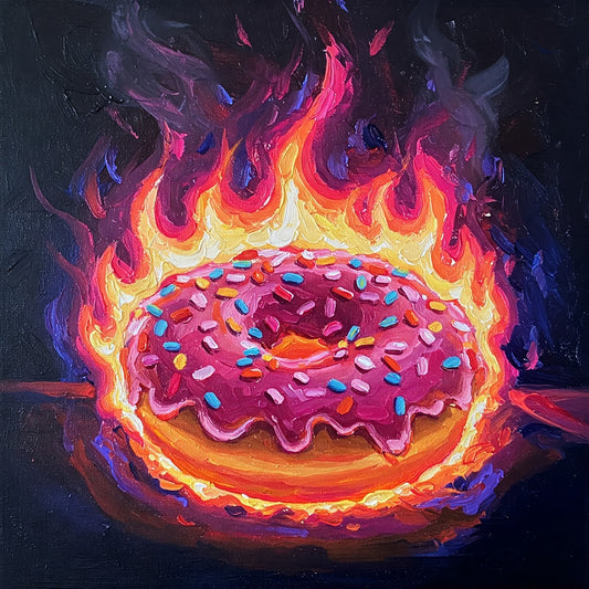 Donuts on fire Pack of 14