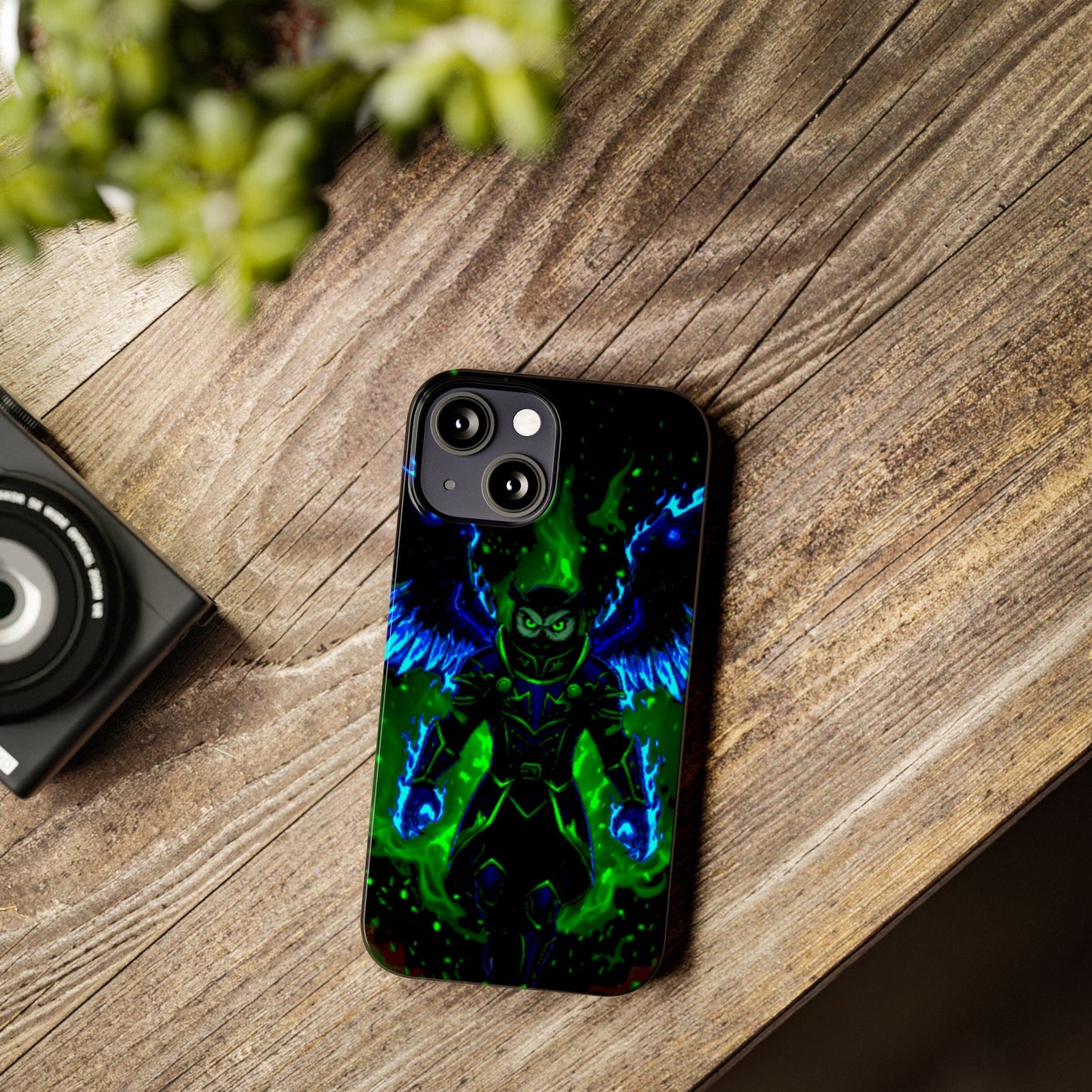 Halloween Agent Quacks Series Slim Phone Cases - Fiery General Onyx Design