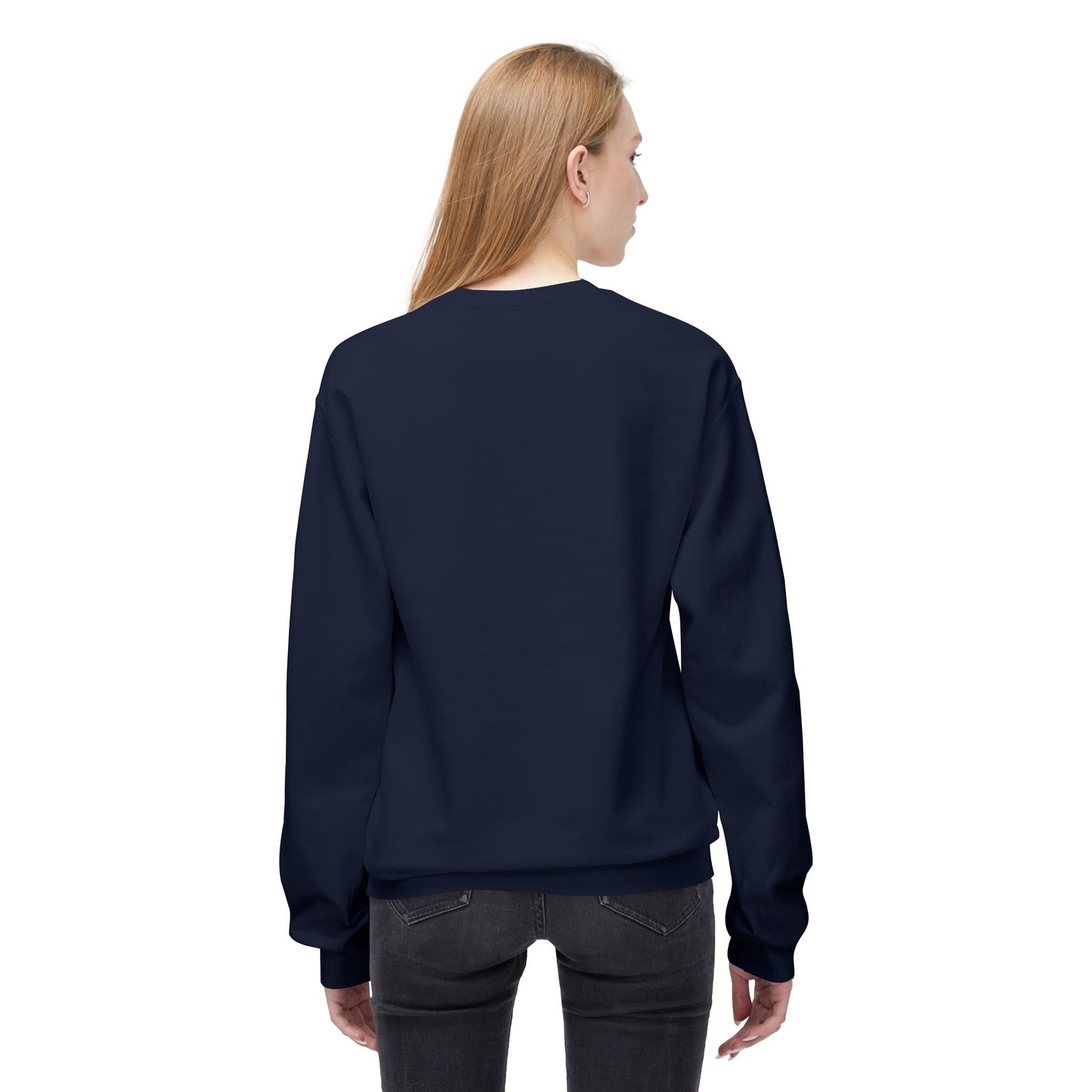 Blue Rainy City Unisex Midweight Softstyle Fleece Crewneck Sweatshirt