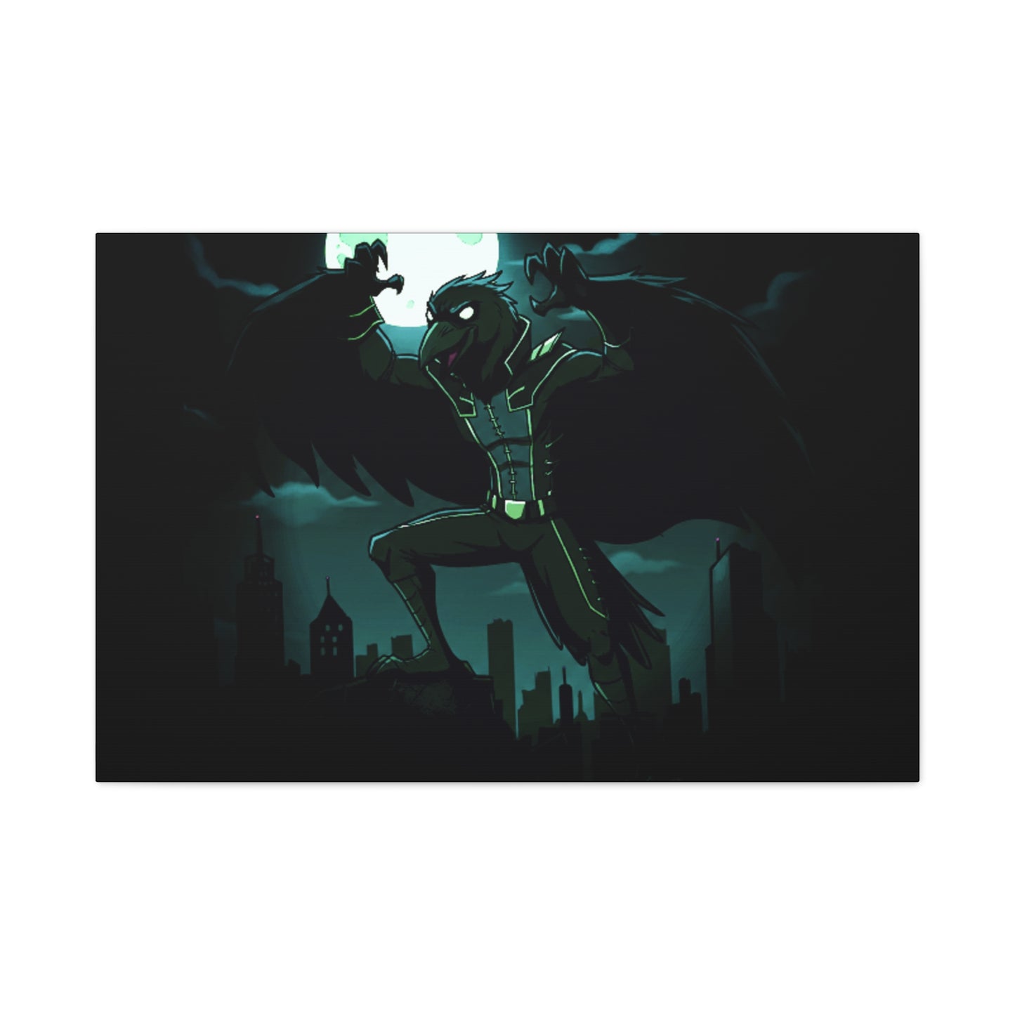 Agent Quacks Series Matte Canvas, Stretched, 1.25" - Nightclaw Design