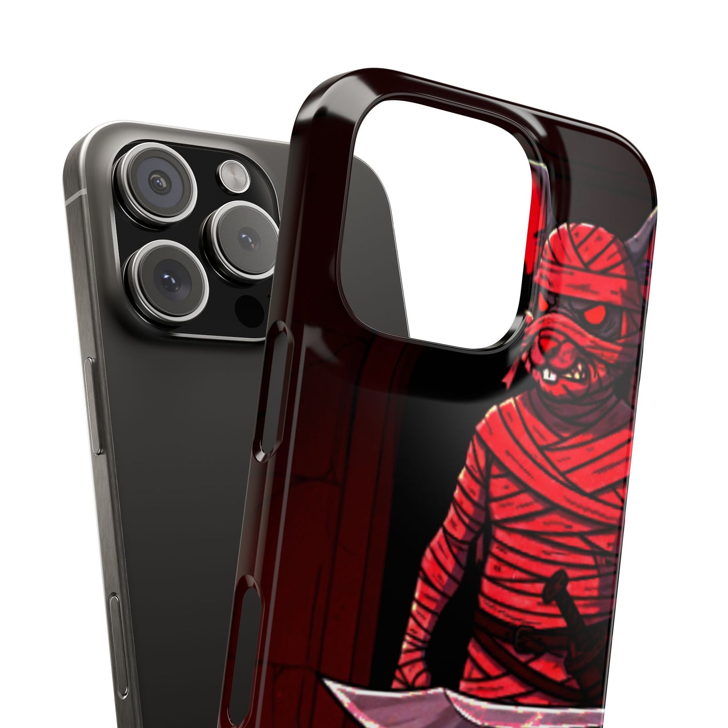 Halloween Agent Quacks Series Slim Phone Cases - Mummy Dr Murn Design