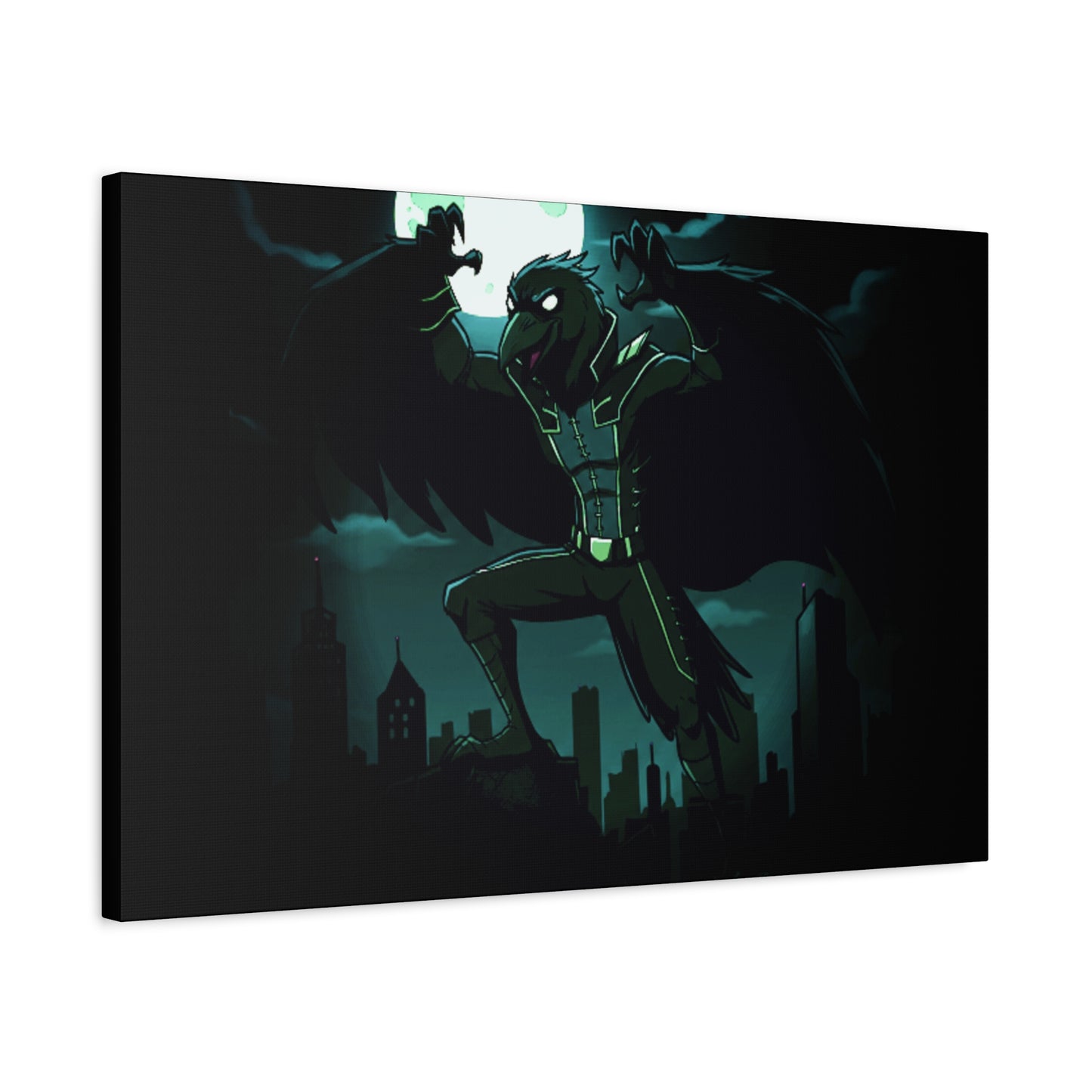 Agent Quacks Series Matte Canvas, Stretched, 1.25" - Nightclaw Design