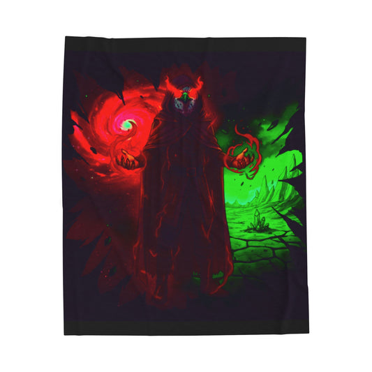 Halloween Agent Quacks Series Velveteen Plush Blanket - Wizard Talon Design