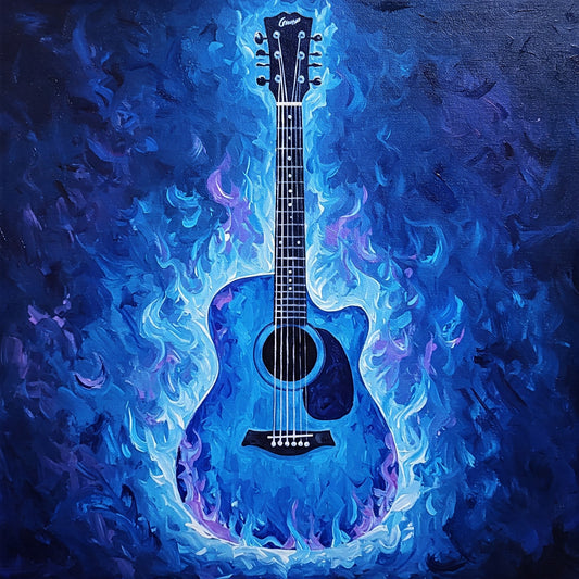 Flaming Guitar