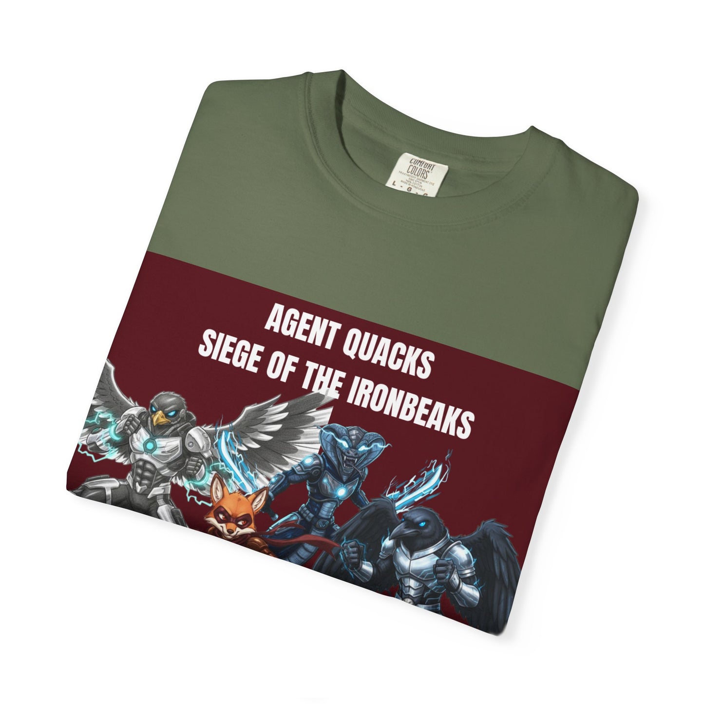 Agent Quacks – Siege of the Iron Beaks | Unisex Garment-Dyed T-Shirt