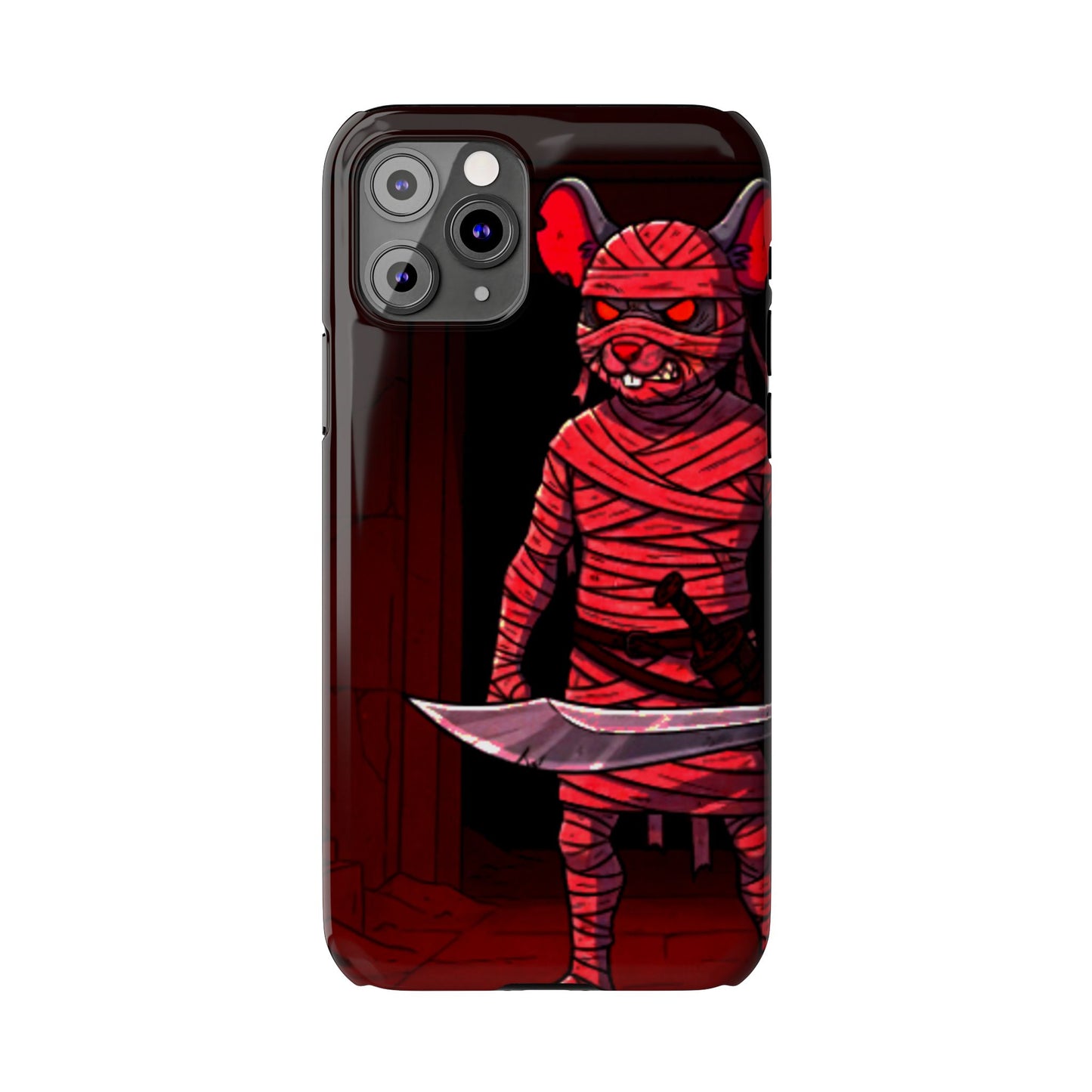 Halloween Agent Quacks Series Slim Phone Cases - Mummy Dr Murn Design
