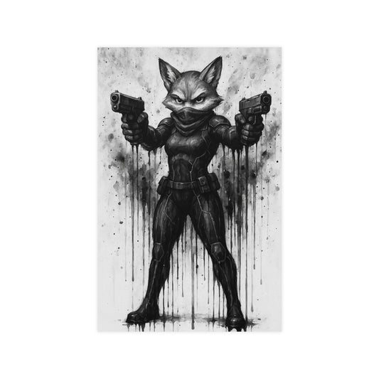 Agent Quacks – Vixx: Silent Strike | Premium Matte Art Print