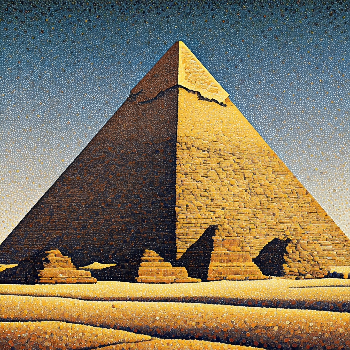 Pyramids Painting