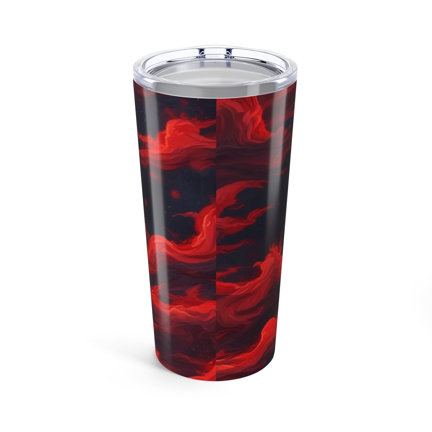 Fire Moon Tumbler 20oz - Celestial Travel Mug for Stargazers, Unique Gift for Astronomers, Space Decor, Birthday, Housewarming