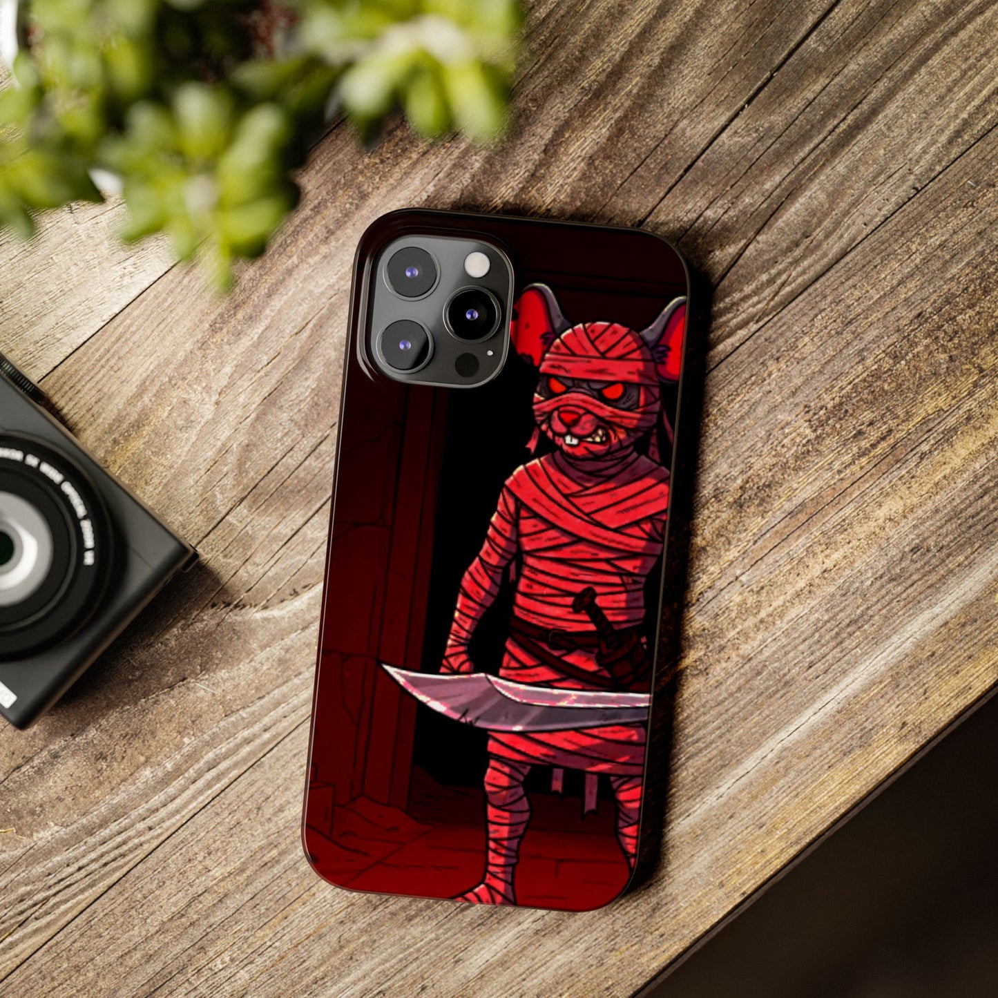 Halloween Agent Quacks Series Slim Phone Cases - Mummy Dr Murn Design