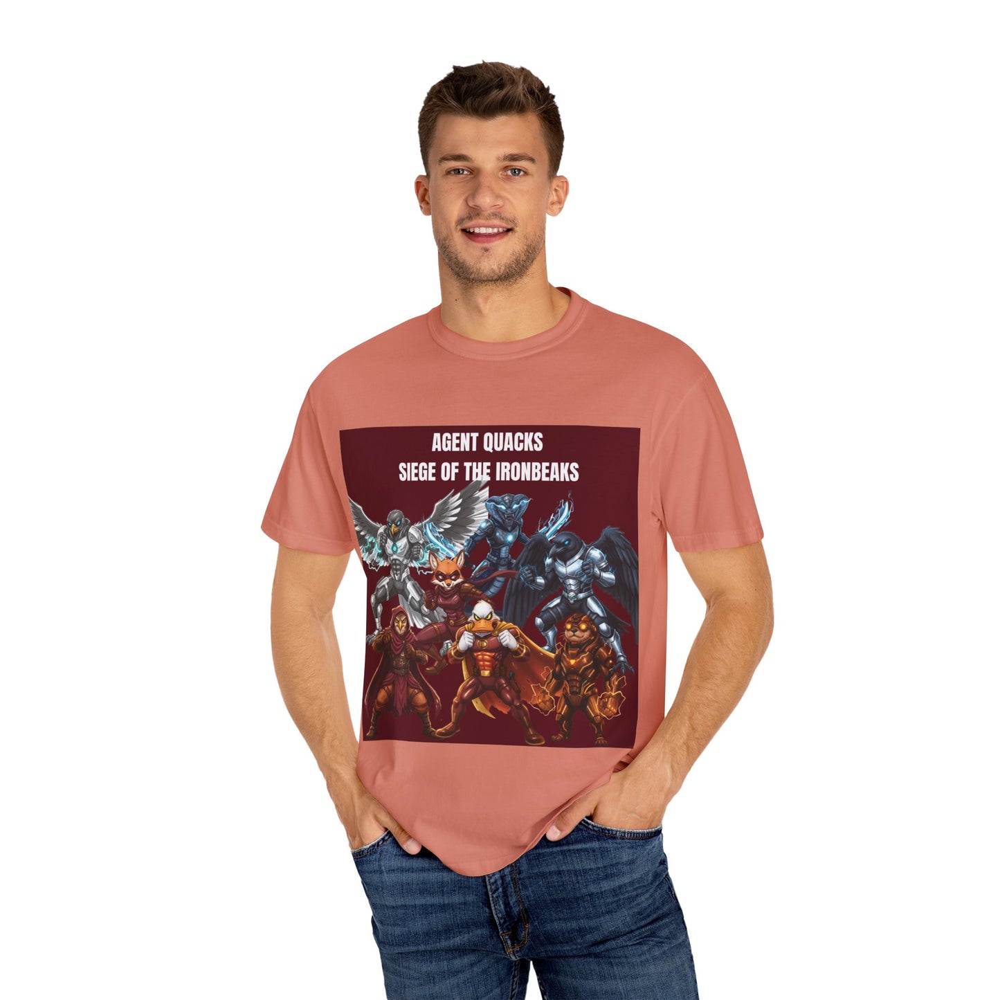 Agent Quacks – Siege of the Iron Beaks | Unisex Garment-Dyed T-Shirt