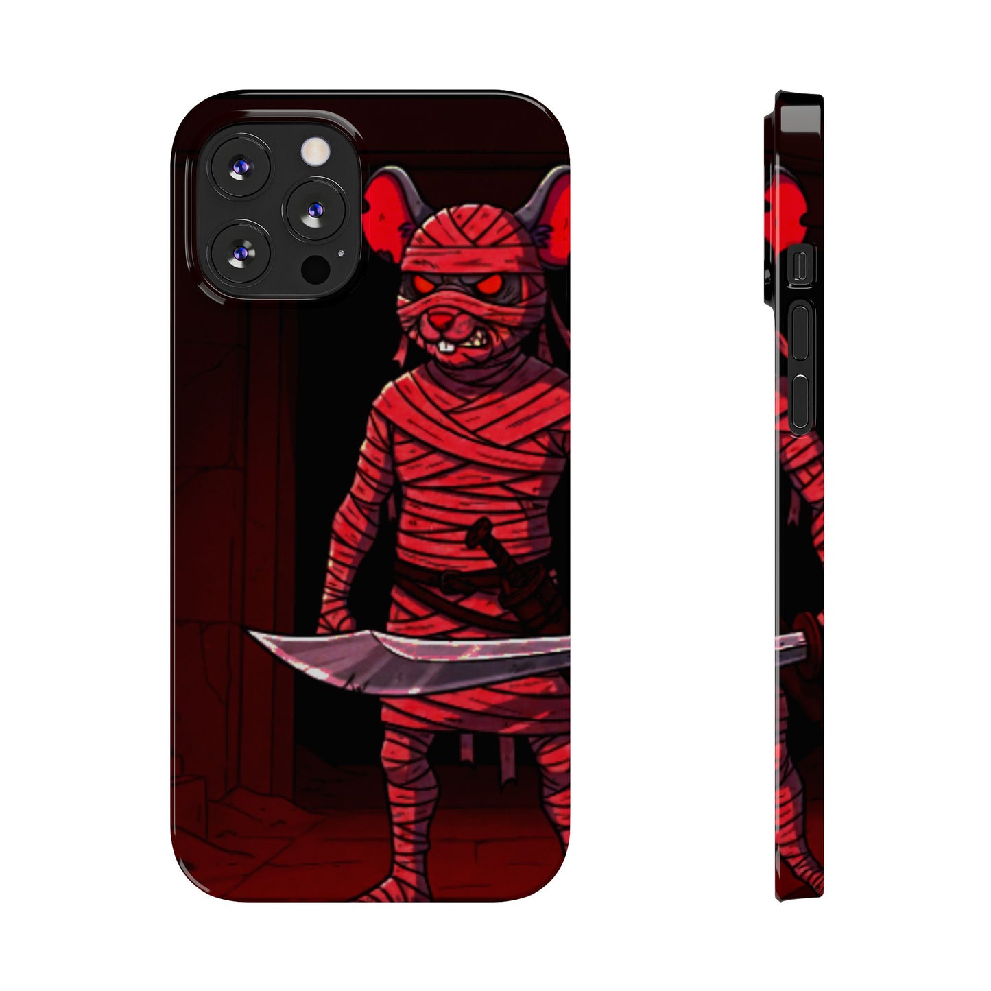 Halloween Agent Quacks Series Slim Phone Cases - Mummy Dr Murn Design