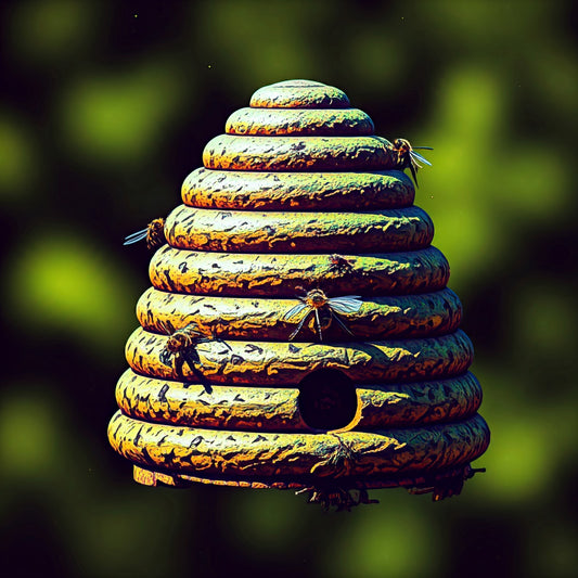 Green Beehive Art