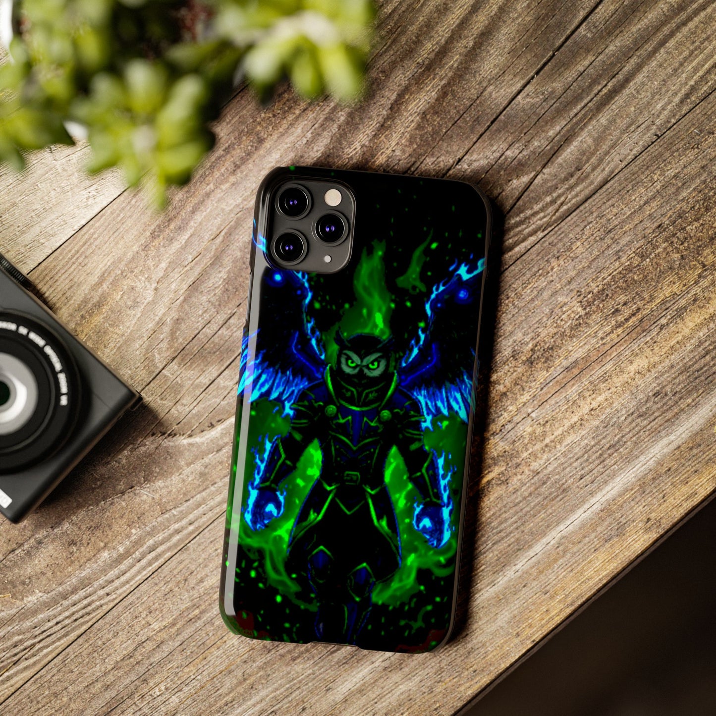 Halloween Agent Quacks Series Slim Phone Cases - Fiery General Onyx Design