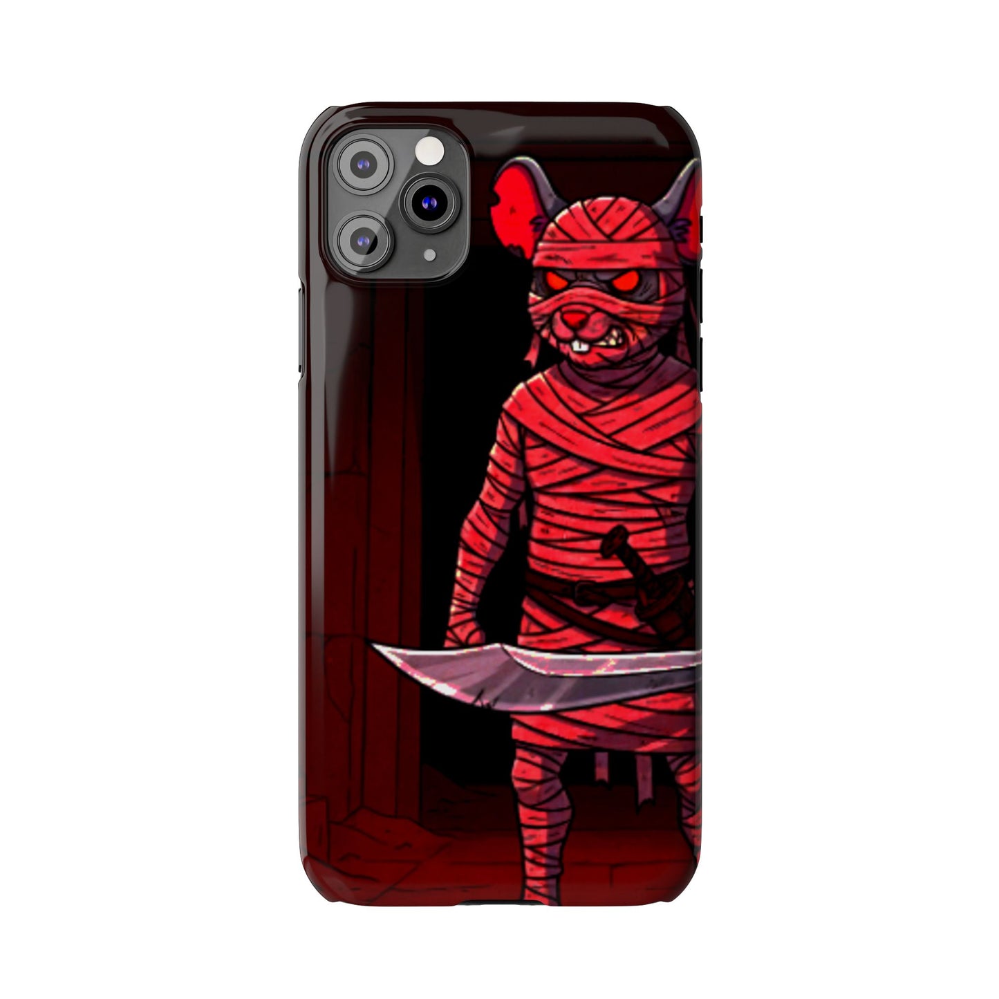 Halloween Agent Quacks Series Slim Phone Cases - Mummy Dr Murn Design