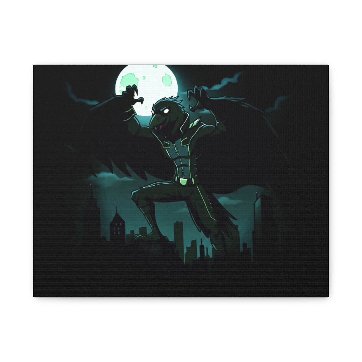 Agent Quacks Series Matte Canvas, Stretched, 1.25" - Nightclaw Design