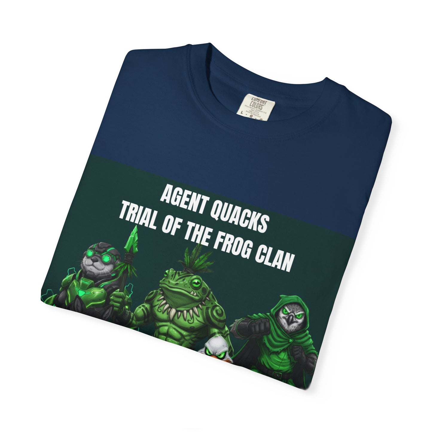Agent Quacks – The Trial of the Frog Clan | Unisex Garment-Dyed T-Shirt