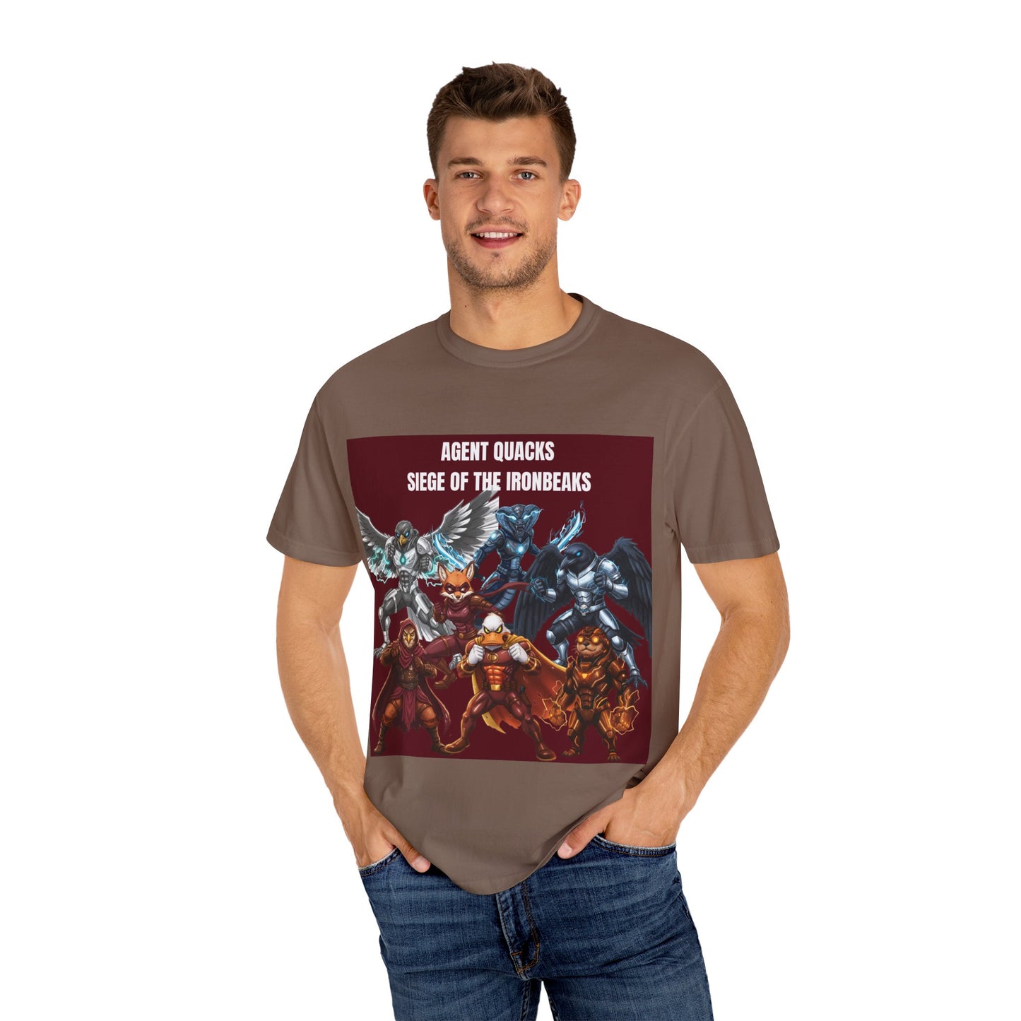 Agent Quacks – Siege of the Iron Beaks | Unisex Garment-Dyed T-Shirt