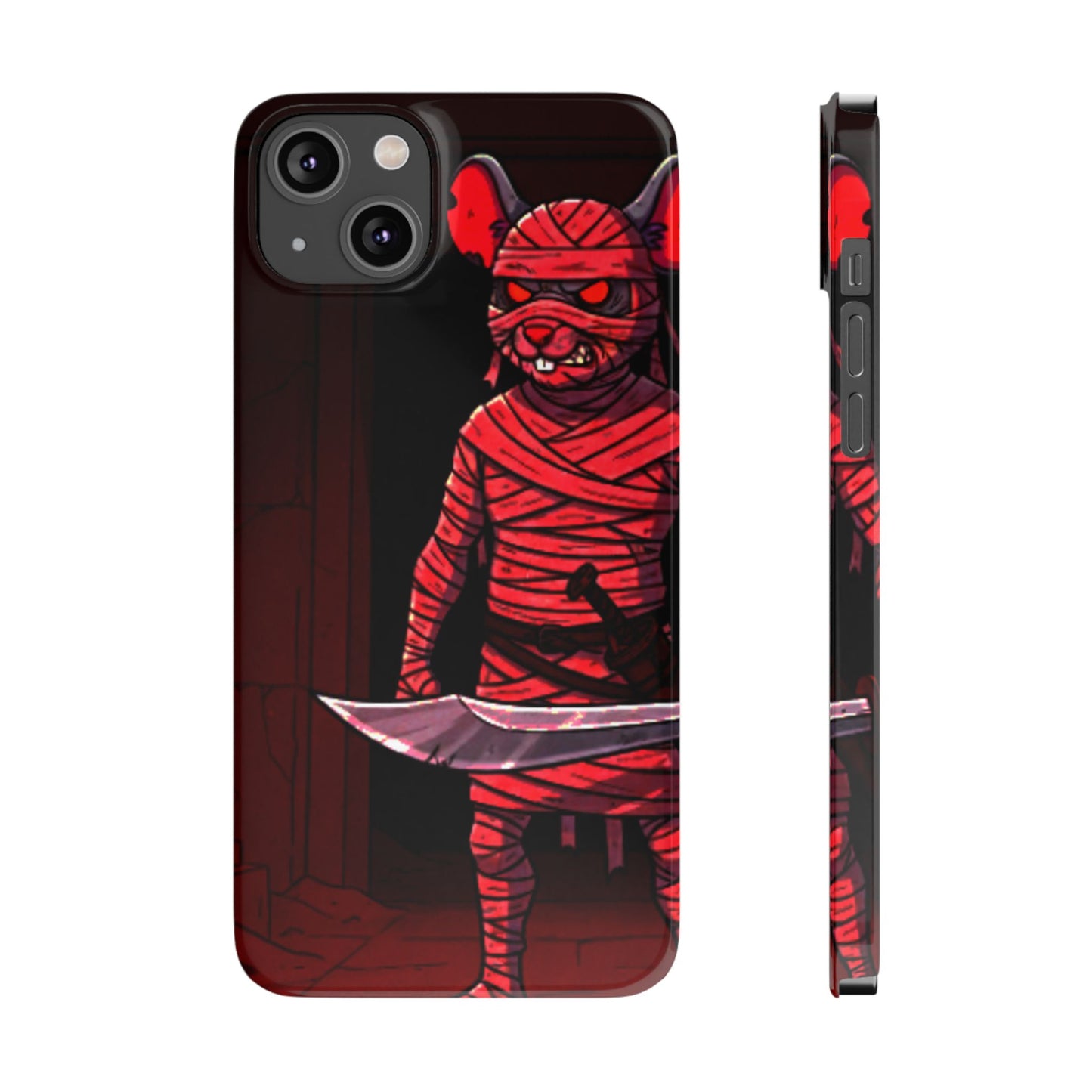 Halloween Agent Quacks Series Slim Phone Cases - Mummy Dr Murn Design