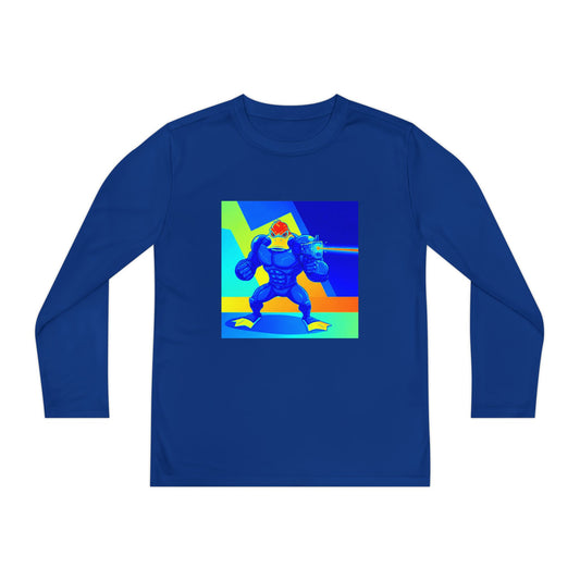 Agent Quacks Series Youth Long Sleeve Competitor Tee - Quacks Design