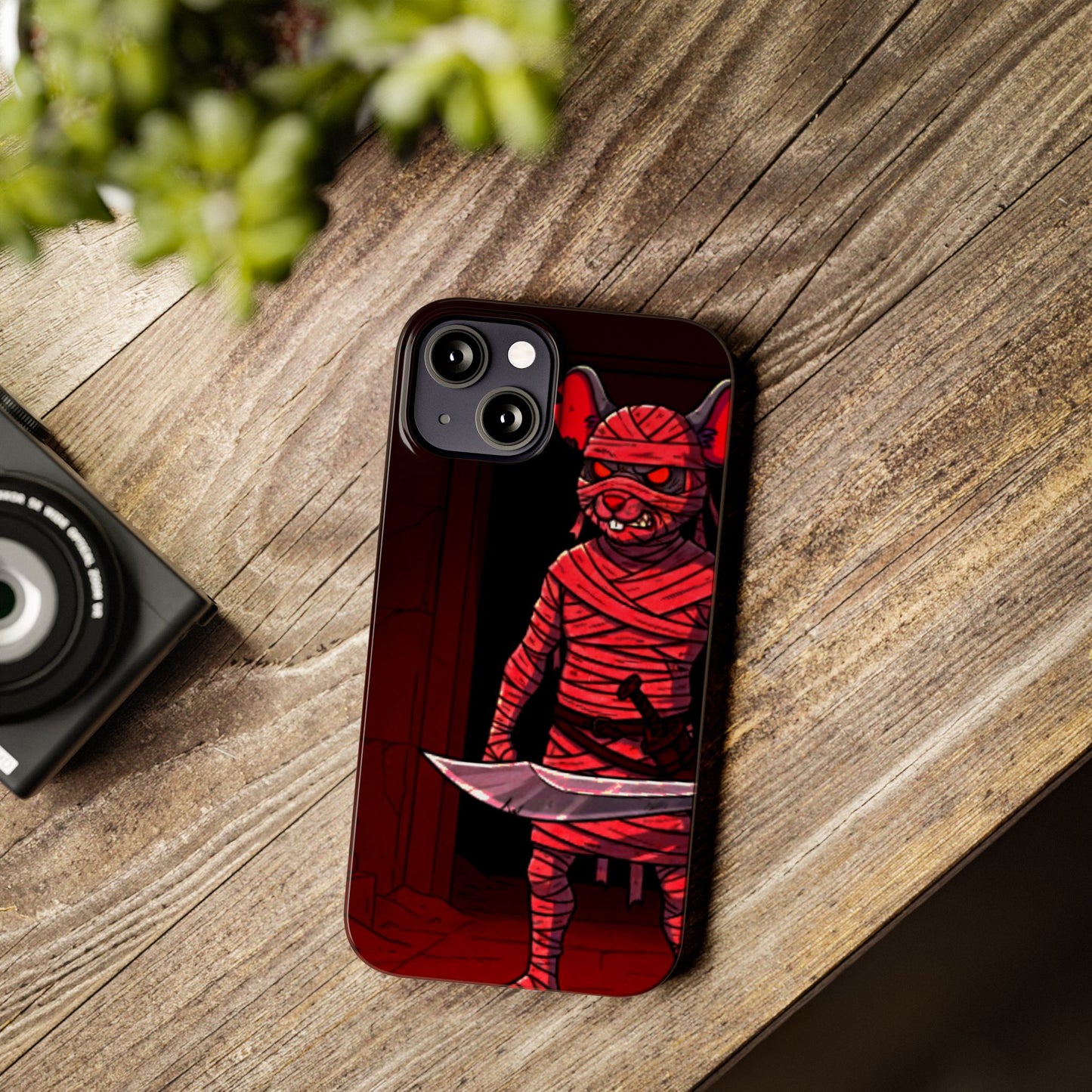 Halloween Agent Quacks Series Slim Phone Cases - Mummy Dr Murn Design