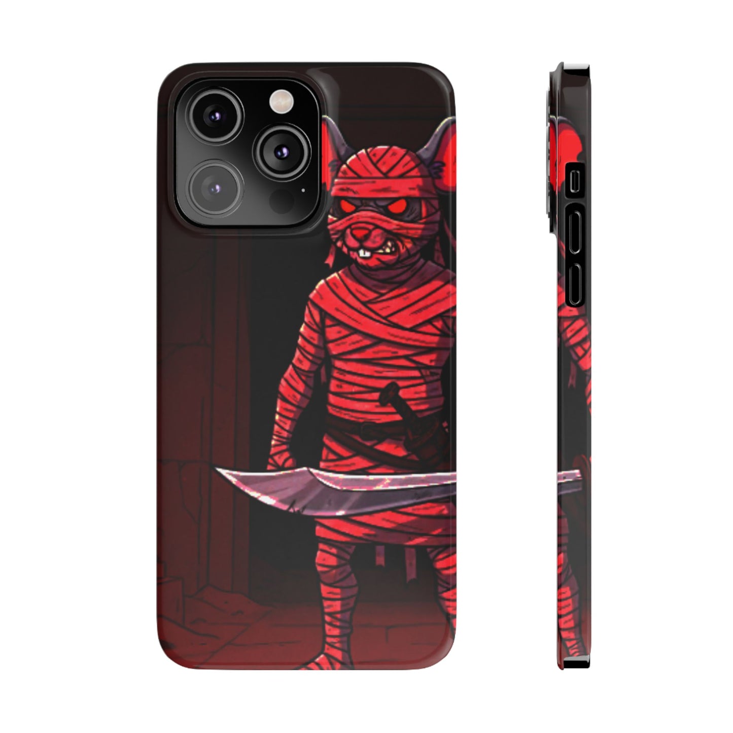 Halloween Agent Quacks Series Slim Phone Cases - Mummy Dr Murn Design