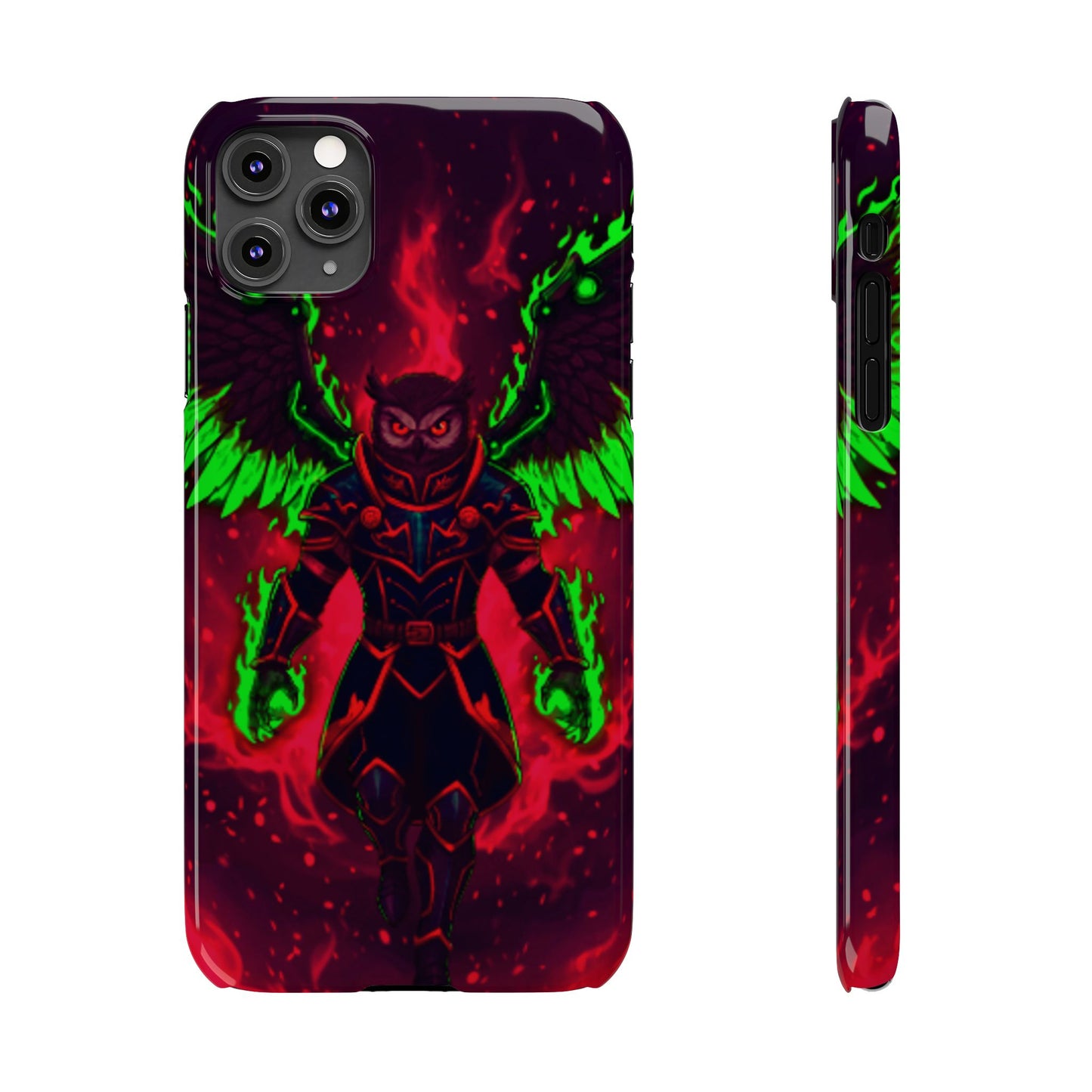 Halloween Agent Quacks Series Slim Phone Cases - Fiery General Onyx Design