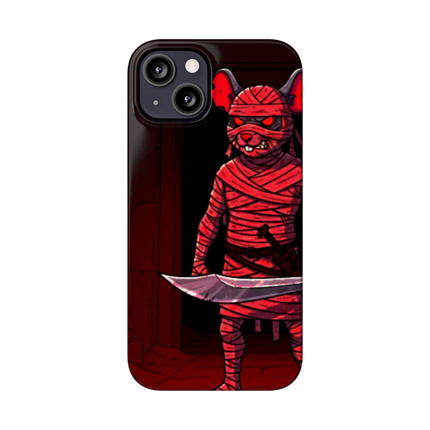 Halloween Agent Quacks Series Slim Phone Cases - Mummy Dr Murn Design