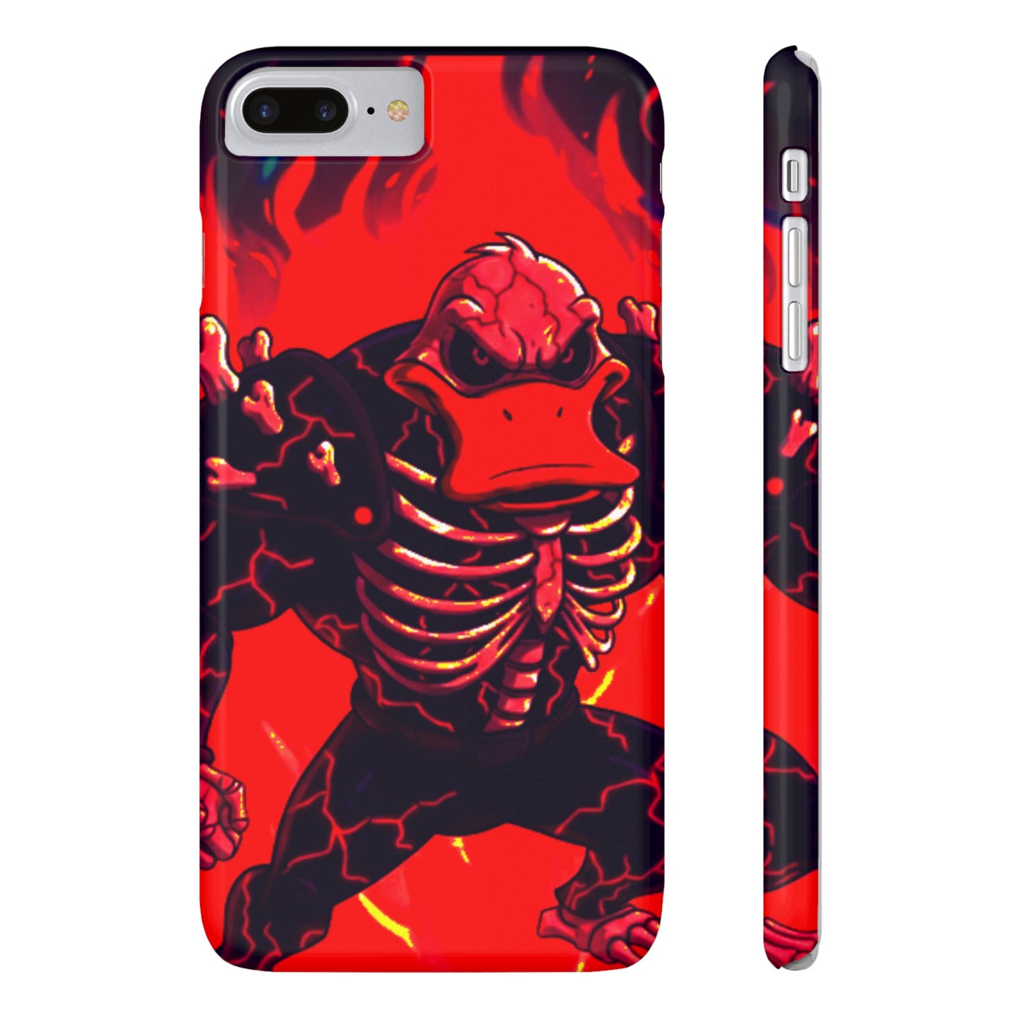 Halloween Agent Quacks Series Slim Phone Cases - Skeleton Quacks Design