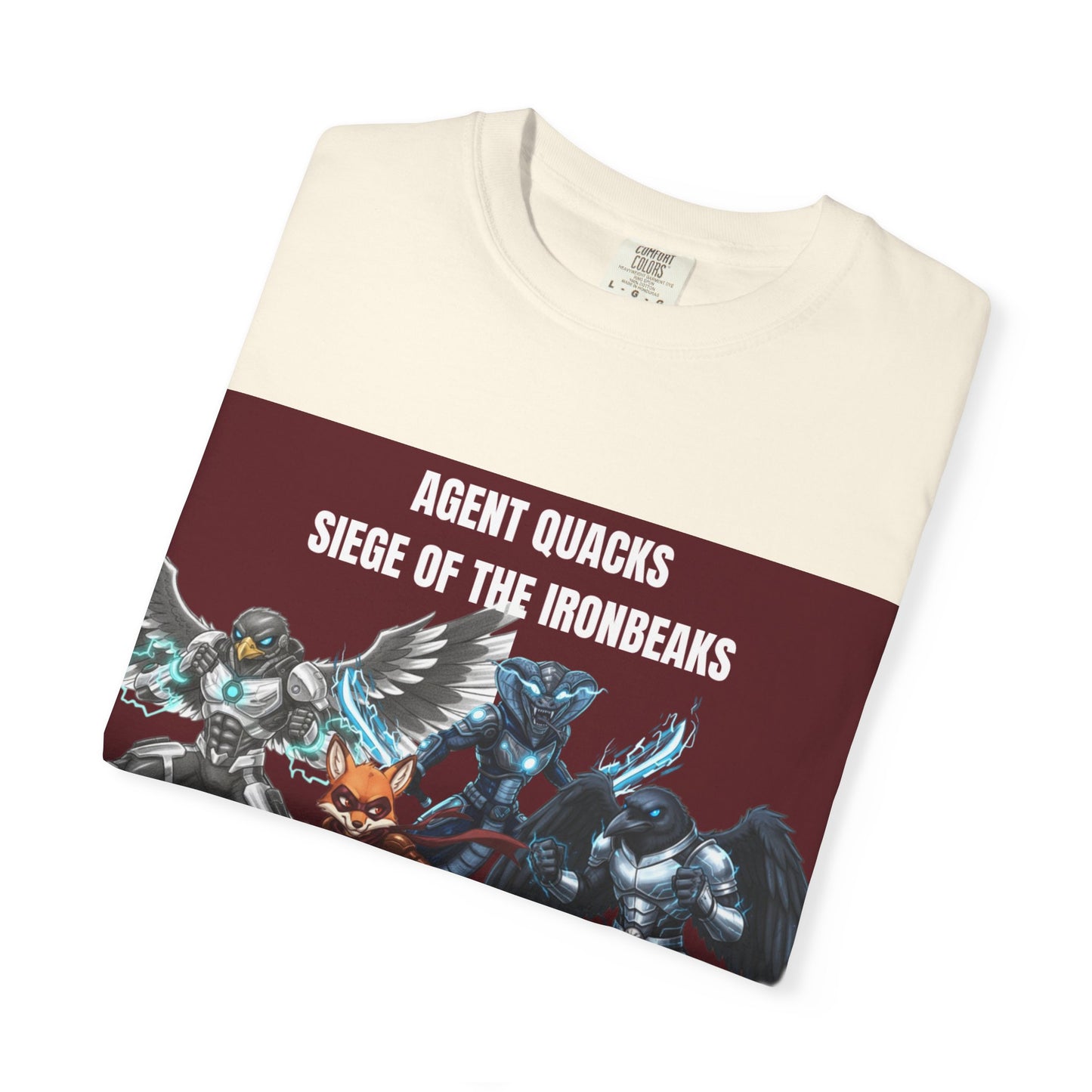 Agent Quacks – Siege of the Iron Beaks | Unisex Garment-Dyed T-Shirt