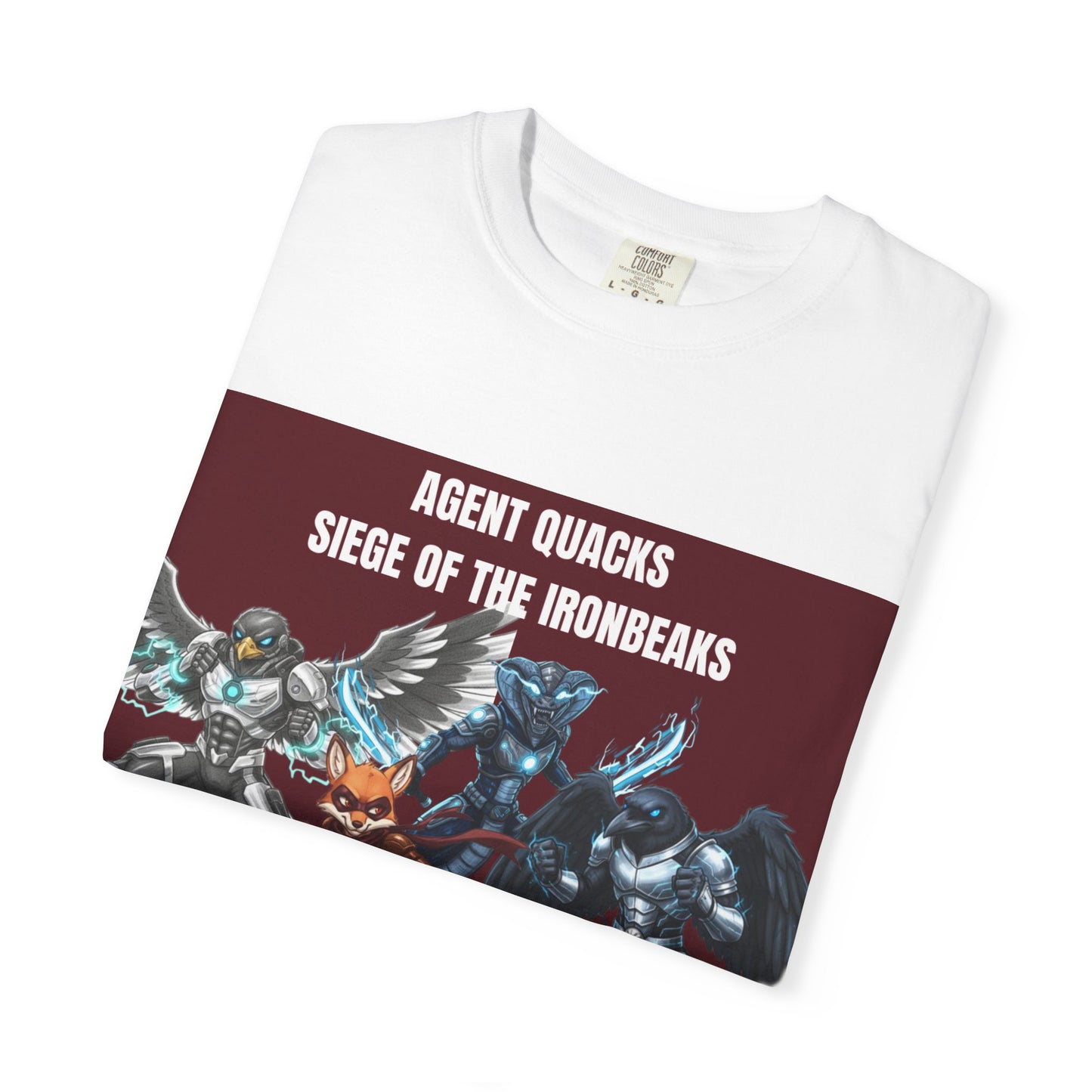 Agent Quacks – Siege of the Iron Beaks | Unisex Garment-Dyed T-Shirt
