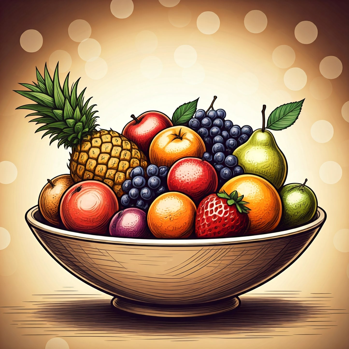 Fruit Bowl Collection of 9