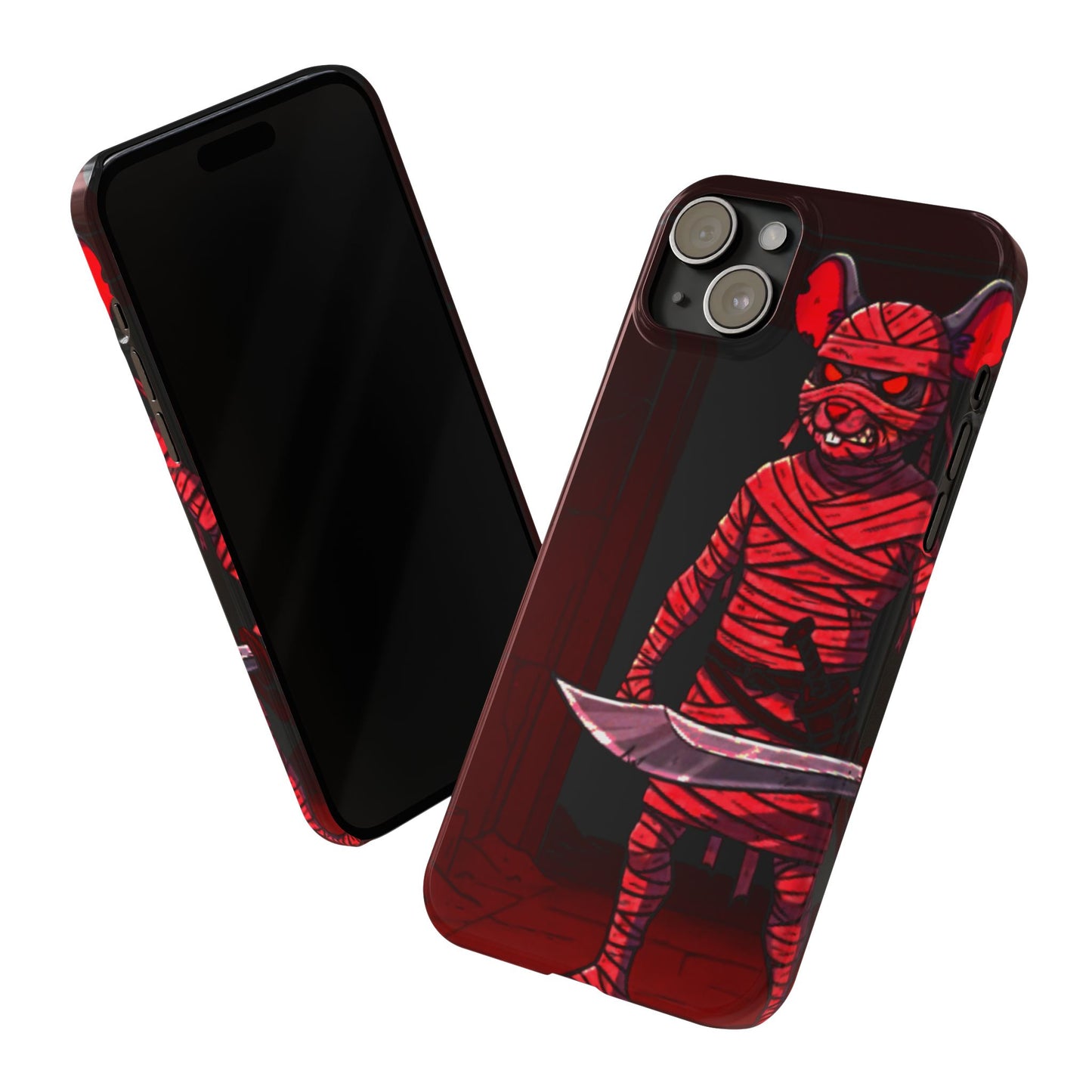 Halloween Agent Quacks Series Slim Phone Cases - Mummy Dr Murn Design