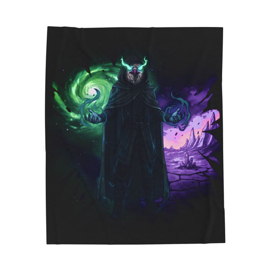 Halloween Agent Quacks Series Velveteen Plush Blanket - Wizard Talon Design