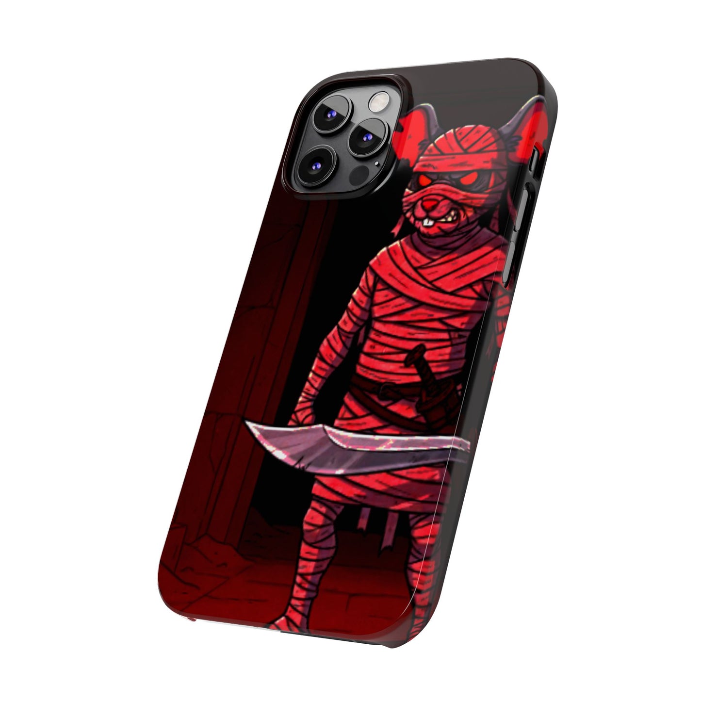 Halloween Agent Quacks Series Slim Phone Cases - Mummy Dr Murn Design