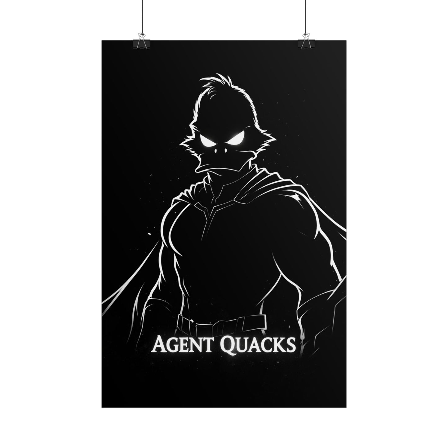 Agent Quacks – Official Hero Edition Rolled Poster